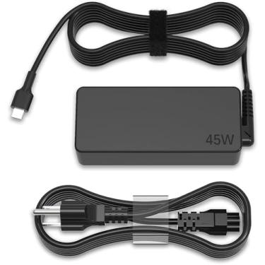 Imagem de 45W USB-C Adaptador de para computador portátil compatível com HP Chromebook X360 14 11 11A 12, for Lenovo Acer Google Asus Samsung ct-x636f USBC Type C