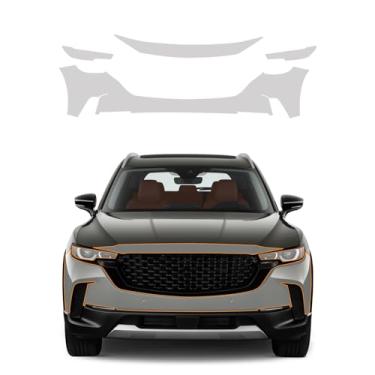 Imagem de FDAIUN Para Mazda CX50 CX-50 2023-2025 Película protetora de tinta pré-cortada 8,5 Mil TPU PPF Clear Car HD Scratch Acessórios externos (barras frontais + faróis 4 peças)