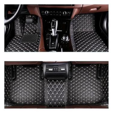 Imagem de Tapetes de carro compatíveis com VOLVO V60 2011 2012 2013 2014 2015 2016 2017 2018 Almofadas de pé de automóvel personalizadas Capa de carpete de automóvel(BLAKE-BEIGE)