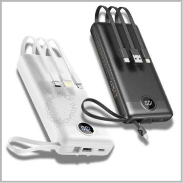 Imagem de Carregador Portátil Power Bank 10000mAh USB Carga Simultânea 2 Disposi