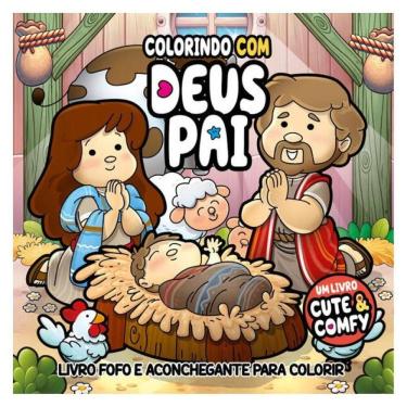 Imagem de Colorindo Com Deus Pai - Um Livro Cute & Comfy - Livro De Colorir Adulto