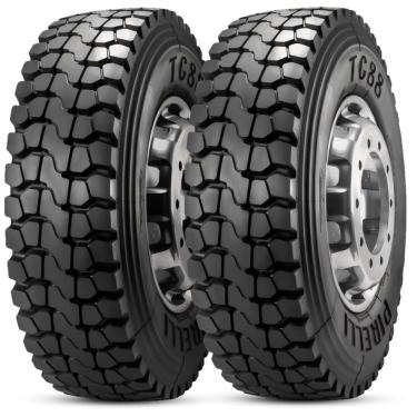 Imagem de Kit 2 Pneu Pirelli Aro 22.5 295/80r22.5 152/148L tl m + s TG88
