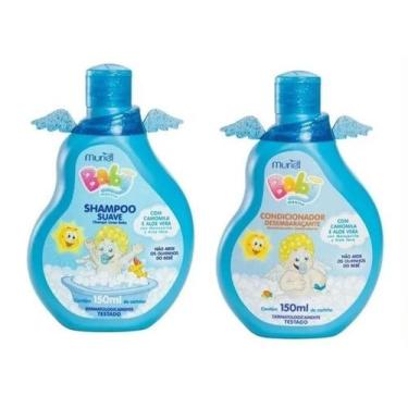 Imagem de Shampoo 150ml  Condicionador 150ml Baby Muriel Menino  Ganhe Um Sabone