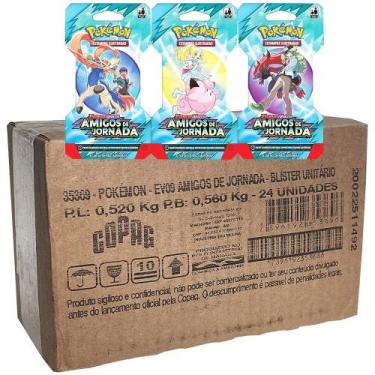 Imagem de Pokemon 2025 Amigos de Jornada Caixa 24 Blister Unitário - Copag