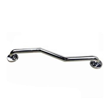 Imagem de Xiaolin Corrimão de banheiro, corrimão de suporte de chuveiro de segurança de aço inoxidável, atividades para idosos deficientes e auxiliares da vida diária, toalheiro, capacidade de carga 150 kg (cor