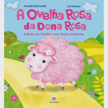 Imagem de Livro Braille Infantil Ciranda Cultural A Ovelha Rosa da Dona Rosa