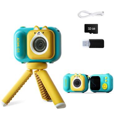 Imagem de Câmera infantil de vídeo digital aiymsx HD 40MP 1080P com cartão sd de 32GB