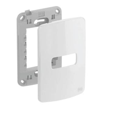 Imagem de Placa c/ suporte 4x2 1 posto composé - WEG