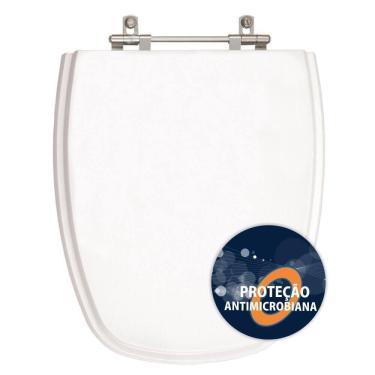 Imagem de Assento Sanitário Poliéster Anti Bactéria Monte Carlo Branco Gelo Para Vaso Deca