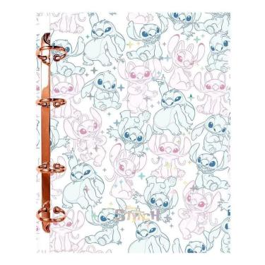 Imagem de Caderno Argolado Fichário Colegial 120 Folhas Stitch Foroni
