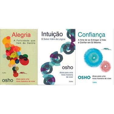 Imagem de Kit 3 livros osho alegria + intuição + confiança