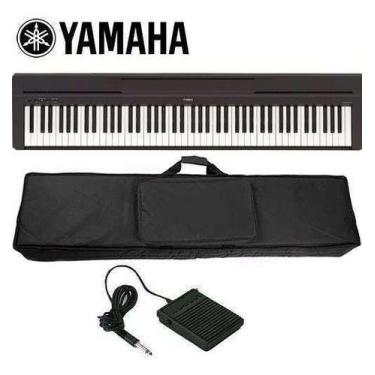 Imagem de Piano Digital Yamaha P45b 88 Teclas + Pedal Sustain + Capa - ION