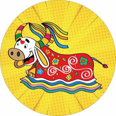 Imagem de Painel Redondo 3D Sublimado Folclore Frd-2664