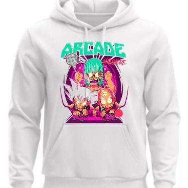 Imagem de Moletom Personalizado Arcade Dragon Ball - Hs, Branco, M