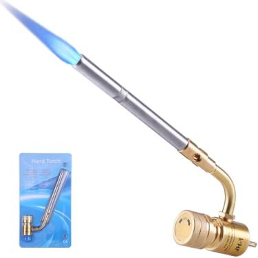 Imagem de Kit de tocha de gás de propano/mapa, tocha de gás duplo para soldagem, HVAC, brasagem, churrasco ou encanamento