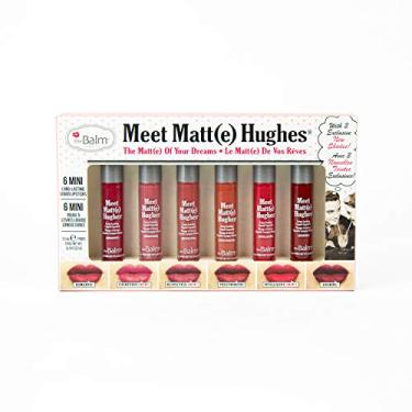 Imagem de theBalm Meet Matt(e) Hughes Vol 12 mini batons líquidos de longa duração, 6 unidades