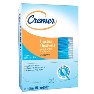 Imagem de Hastes Flexíveis Cremer 75 Unidades