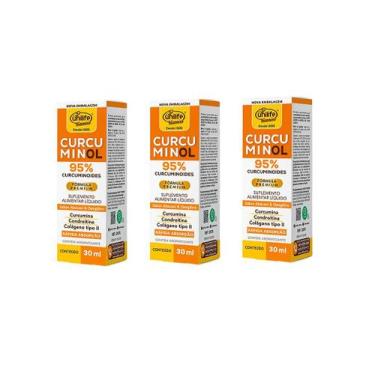 Imagem de Kit 3 curcuminol 95 em gotas 30ml - unilife