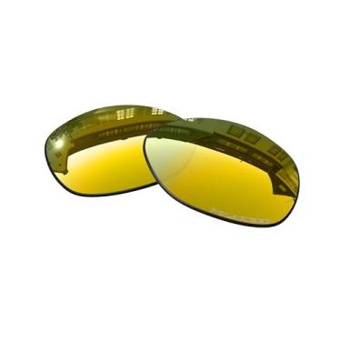 Imagem de Lentes de substituição OOWLIT compatíveis com óculos de sol Oakley Crosshair New 2012, 24k Combine8™ Polarized, One Size