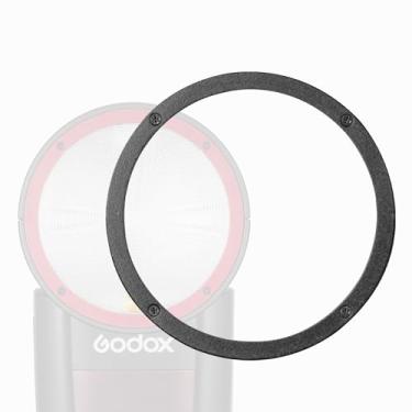 Imagem de Anel magnético para flash Godox V1 U, V1PRO U, V100 U cabeça redonda, compatível com acessórios magnéticos Godox AK-R1