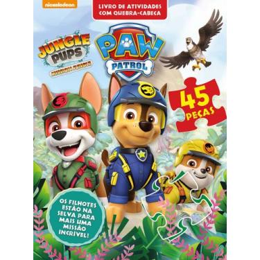 Imagem de Livro - Patrulha Canina Livro de Atividades com Quebra-Cabeça