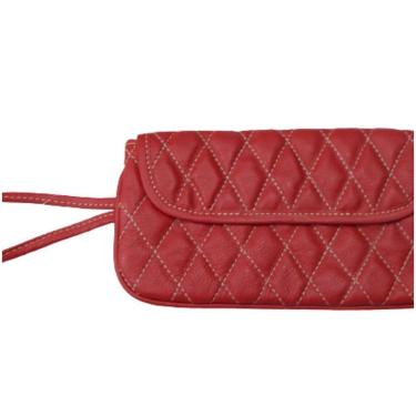 Imagem de Carteira Social De Couro Feminino Zup Cor Vermelho Escuro