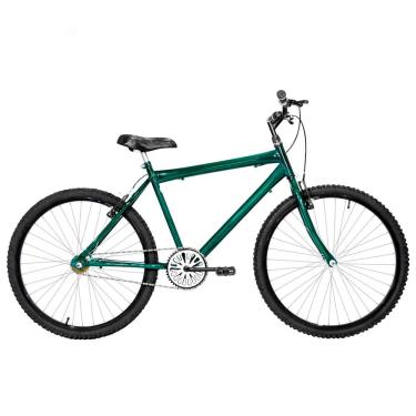 Imagem de Bicicleta Masculina Aro 26 Mtb Alumínio Colorido Cor Verde Escuro E Preta
