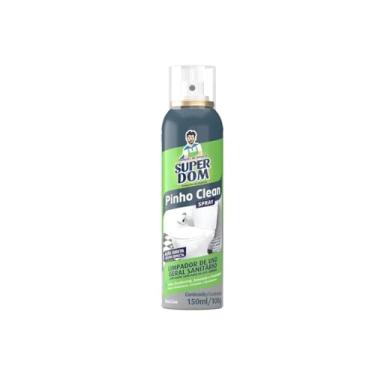 Imagem de Limpador Sanitário Pinho Clean Spray Super Dom 150ml – Ação Direta com Fragrância Duradoura – Ideal para Banheiro, Vaso Sanitário, Ralos, Azulejos e Pisos