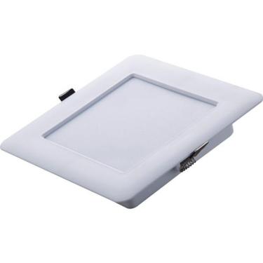 Imagem de Plafon Led Tramontina Quadrado De Embutir Slim 1000 Lm 12 W Bivolt 6500 K Luz Branca