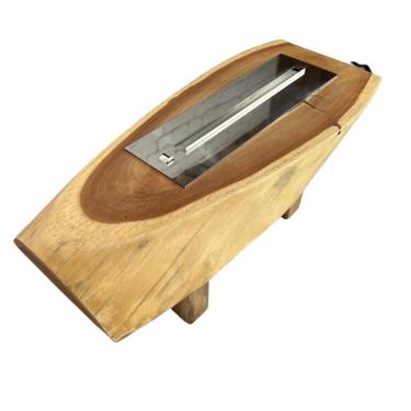 Imagem de Mesa Com Lareira Ecológica Prime 62cm Em Garapeira