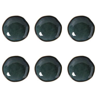 Imagem de Conjunto De Pratos Fundos 06 Peças Orgânico Oceano Porto Brasil