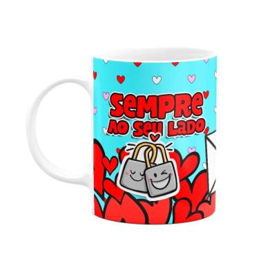 Imagem de Caneca Namorados - Sempre ao seu lado, te amo!