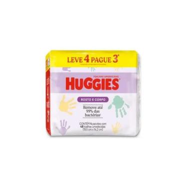 Imagem de Lenço Umedecido Huggies Leve 4 Pague 3 - 48 Un. Cada Pacote