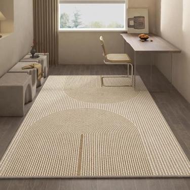 Imagem de Tapete moderno e simples para cadeira de estudo, tapete de chão para sala de estar, cadeira giratória, decoração de casa (120 x 200 cm/WSJR-7)