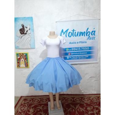 Imagem de Saia Simples Serão Tam Unico - Motumbá, Azul