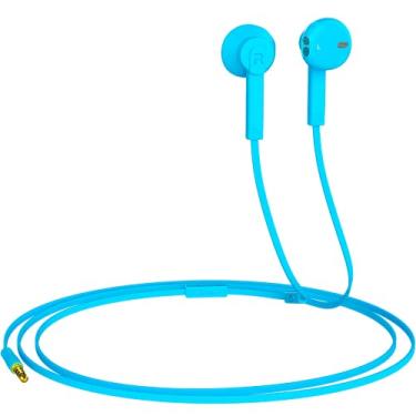 Imagem de ARC Fones de ouvido com fio, fones de ouvido com microfone, controle de volume deslizante, isolamento de ruído, pontas auriculares, conector de 3,5 mm para iPhone, iPad, Samsung, computador, laptop