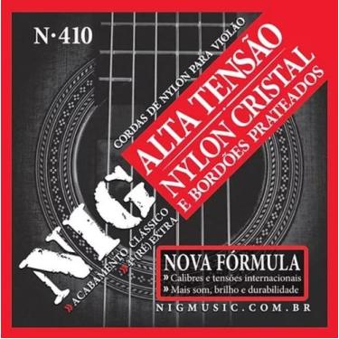 Imagem de Encordoamento NIG Para Violão de Nylon N-470 - Tensão Pesada