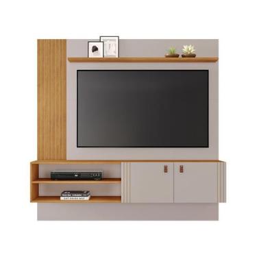 Imagem de Painel para TV até 65 Polegadas Preciso JCM Móveis Off/Cinamomo