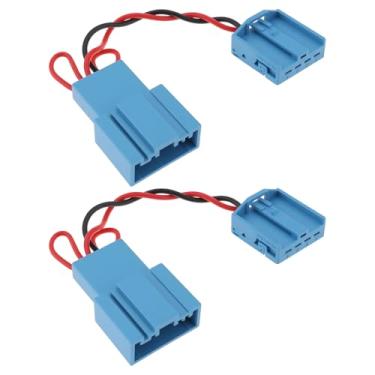 Imagem de ECSiNG 2 peças de adaptador de cabo de subwoofer para carro compatível com BMW séries 1 3 5 6 7