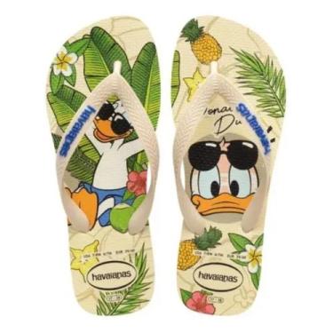 Imagem de Chinelo Havaianas Top Disney Class, Bege palha, 39/40