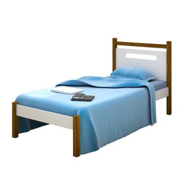 Imagem de Cama Retrô Solteiro Com Cabeceira Helo