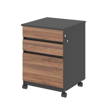 Imagem de Gaveteiro Com 3 Gavetas Nora Noce Preto