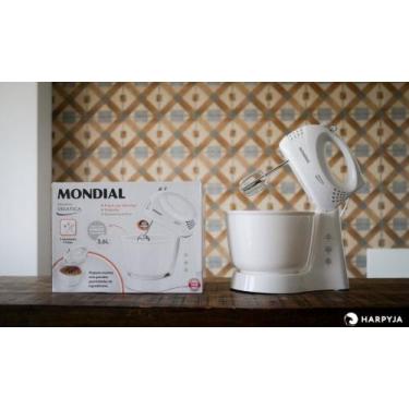 Imagem de Batedeira Prática, Mondial, Branco, 400W, 110V - B-44-W, 110V