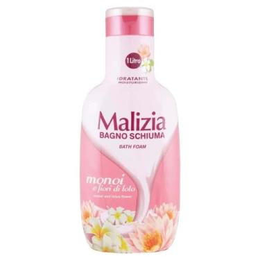 Imagem de Malizia Bagno Schiuma Monoi e Flor de Lotus 1 Litro - Espuma para Banho