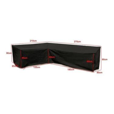 Imagem de Capa Impermeável Para Sofá Em L 210/270x85x90cm - SPTS