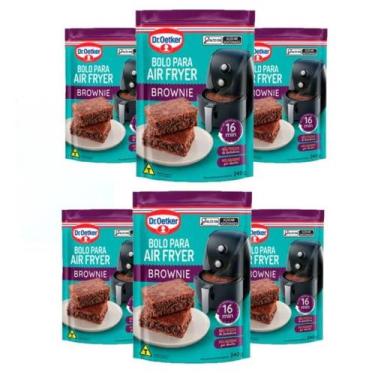 Imagem de Kit c/6 Bolo para Air Fryer Brownie 240gr - Dr. Oetker