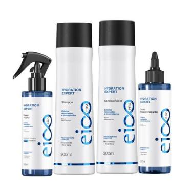 Imagem de Kit Eico Hydration Expert Profissional Tratamento Completo - Eico Pro