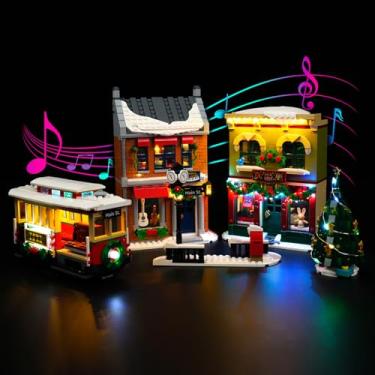 Imagem de LED Light for Lego 10308 Holiday Main Street Building Set; BrickBling Creative Lights, Gift Idea for Lego Fans-Sound Version (Without Model)