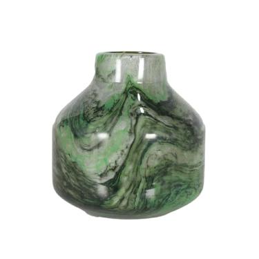 Imagem de VASO DECOR MURANO 14X15 CM MESCLA VERDE ESMERALDA