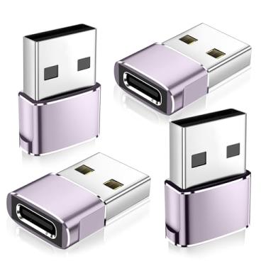 Imagem de Adaptador USB para USB C, conversor OTG para Apple Watch Ultra 8 9 10, iPhone 16 15 14 13 Pro Max, Samsung S24, Nintendo Switch, AirPods, iPad, Carro